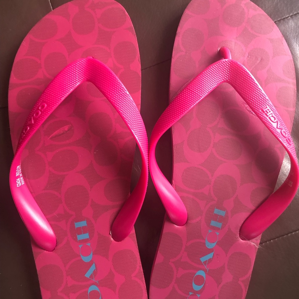 Coach Flip Flops